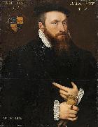 Anthonis Mor Portrait of a Gentleman oil painting on canvas